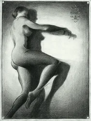 Un elegante abrazo desnudo