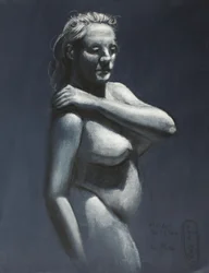 Figura desnuda llena de gracia