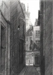 Luz en un callejón oscuro