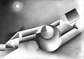 Composición geométrica a la luz de la luna