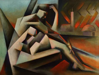 Figura geométrica pensativa