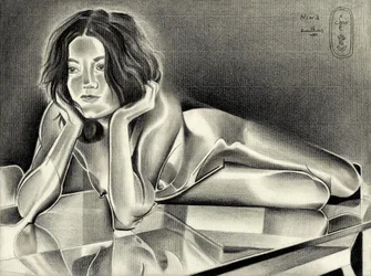Reflexión de una mujer pensativa