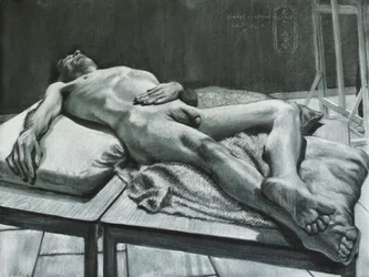Desnudo masculino recostado