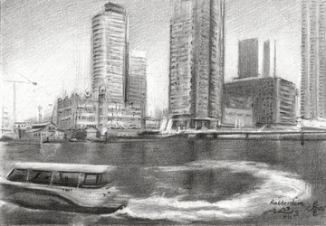 Esbozo de la ciudad de Róterdam