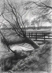 Paisaje rural invernal