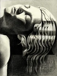 Retrato de una mujer serena