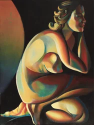 Figura desnuda llena de vida