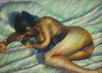 Desnudo en reposo lleno de vida