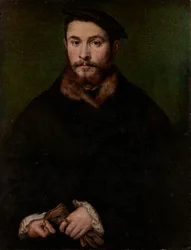 Retrato de un Hombre con Guantes, ca. 1535