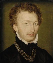 Retrato de un hombre con una cadena de oro