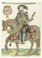 Retrato de Adriaen de Croy a caballo