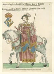 Retrato de Leonor de Francia a caballo
