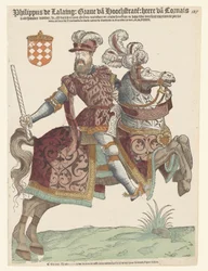 Retrato de Philip van Lalaing a caballo
