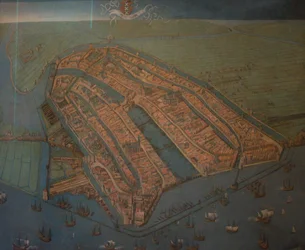 Ámsterdam a vista de pájaro