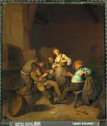Un pub holandés (óleo sobre lienzo)