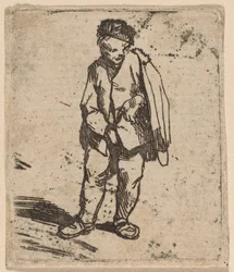 Hombre con capa corta
