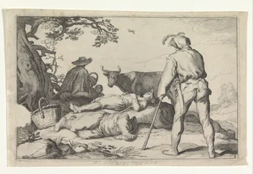 Veehoeders
Vier pastorale scènes (título de la serie)
Otia delectant (título de la serie)