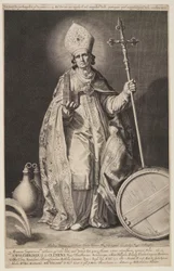 San Willibrord, lámina 2, de Los obispos de Utrecht