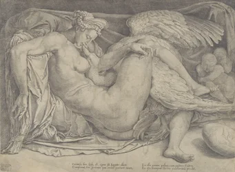 Leda y el cisne, 1544-66