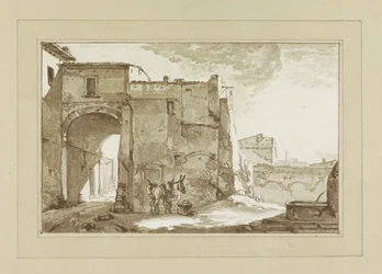 Puerta con viajero y mula