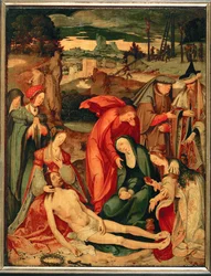 Deploración (pintura sobre madera de roble)