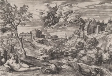 Ruggiero Rescatando a Angélica, 1565