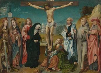Cristo en la Cruz, c.1505-1510 (óleo sobre tabla)