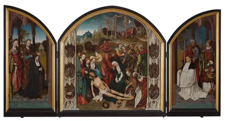 Tríptico con la Lamentación de Cristo
