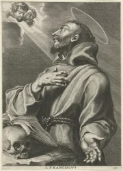 H. Francisco de Asís San Francisco (título sobre el objeto)