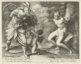 Venus atada a un árbol y Amor castigado por Minerva