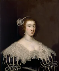Retrato de una dama desconocida, siglo XVII