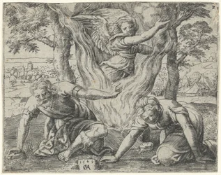 Sacrificio de Manoach Historia de Sansón (título de la serie)