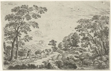 Paisaje con arriero