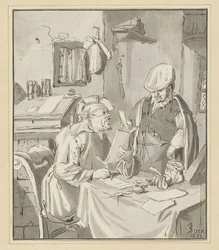 escritor de una carta Receptor