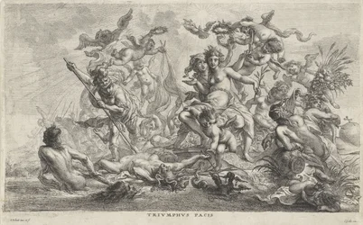 Alegoría op de vrede Triunfo de la paz (título sobre el objeto)