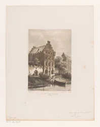 casas junto al agua Casas de nobles (siglo XIII) (título sobre objeto)