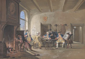 Escena de guardia