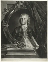 Retrato del compositor Pietro Antonio Locatelli