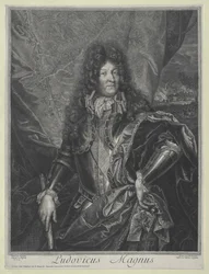 Rey Luis XIV de Francia (grabado)