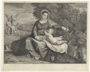 María con el Niño y Tobías y el Ángel