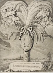 Escudo de armas de Haarlem, página final de Condes y Condesas de Holanda, Zelanda y Frisia Occidental