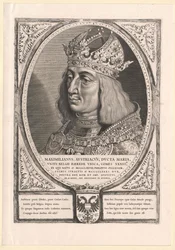 Emperador del Sacro Imperio Romano Germánico Maximiliano I (huella)