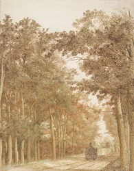 Sendero a través de un bosque, c.1638-42