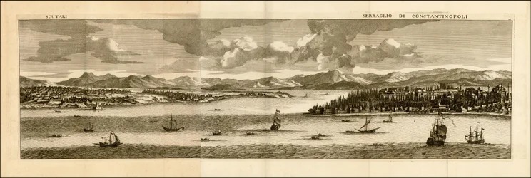 1698 ilustración - Shkodra - Serrallo de Constantinopla
