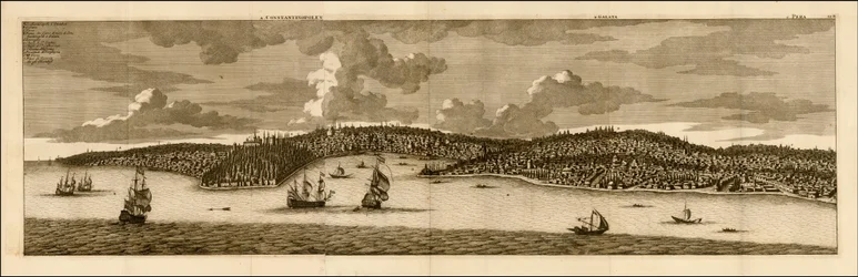 Vista de Constantinopla de 1698 por Cornelis De Bruyn