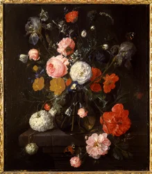Jarrón con flores