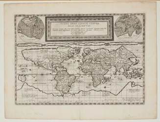 Totius Orbis Cogniti Universalis Descriptio, Amberes, 1593