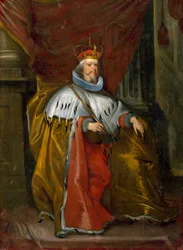 Retrato de Luca Giustiniani (1586-1651) Dogo de Génova entre 1644 y 1646 Pintura de Cornelis De Wael (1592-1667) 1644-1649 Colección privada