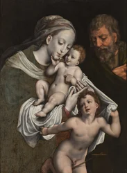 La Sagrada Familia con el Niño San Juan