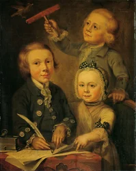 Retrato de los hijos de Barend Goudriaan